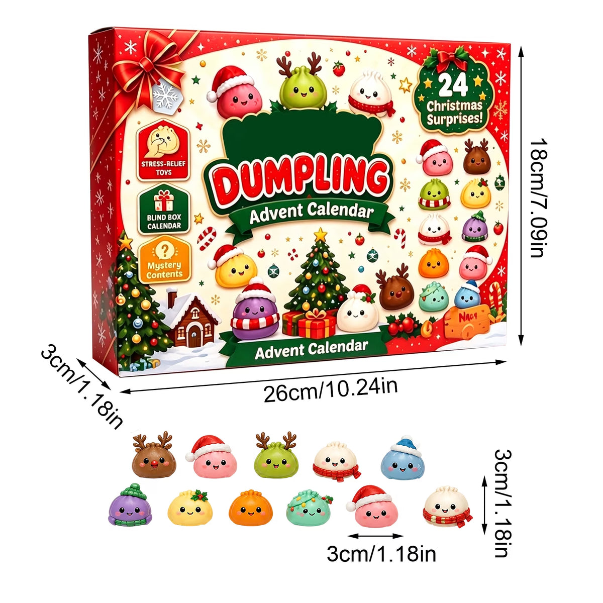 24 Days of Dumpling Christmas Advent Calendar