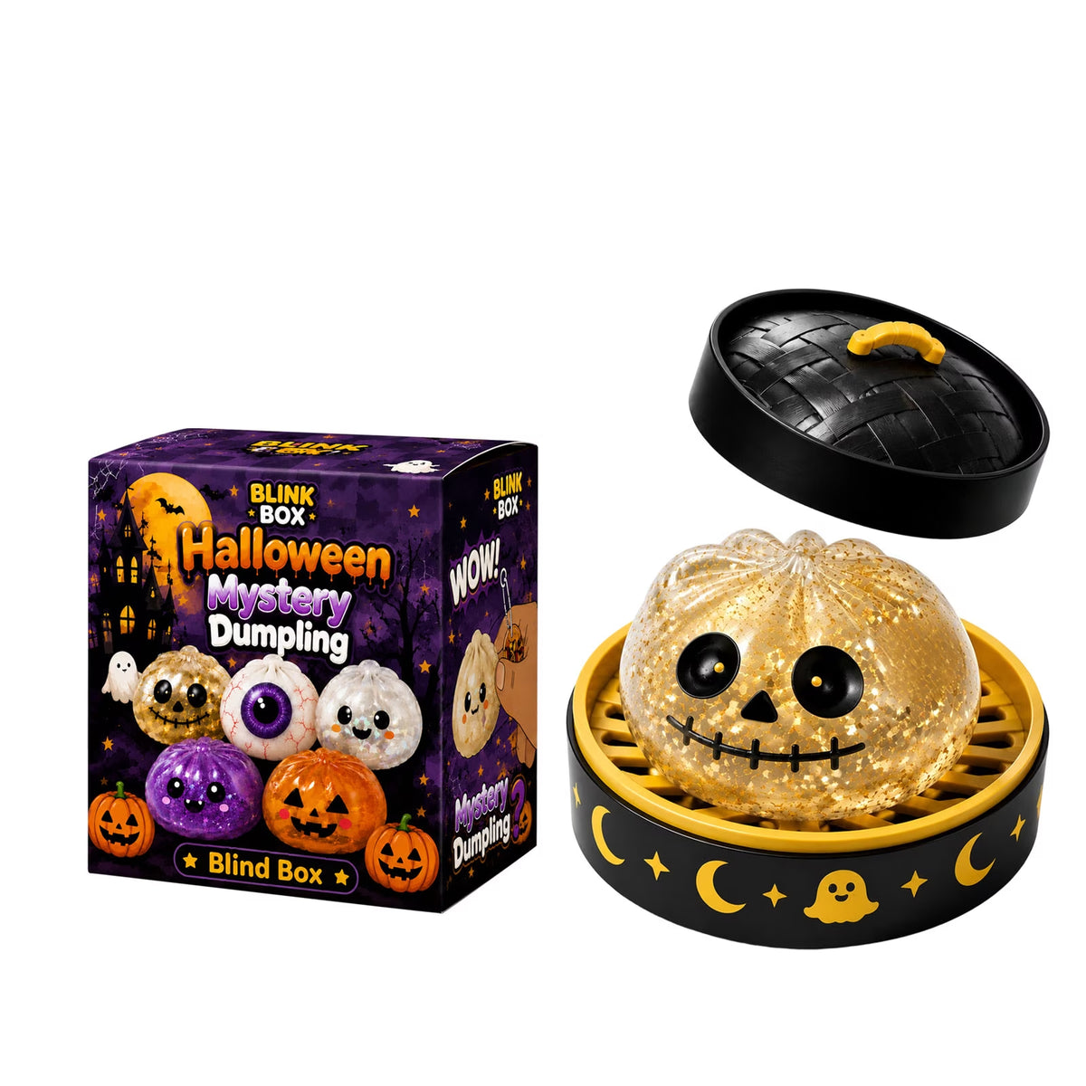 Halloween Dumpling Squishy | Skeleton