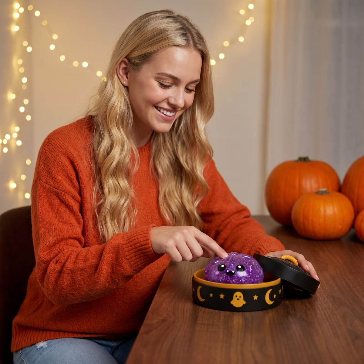 Halloween Dumpling Squishy | Purple