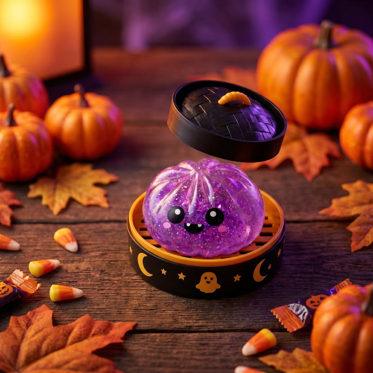 Halloween Dumpling Squishy | Purple