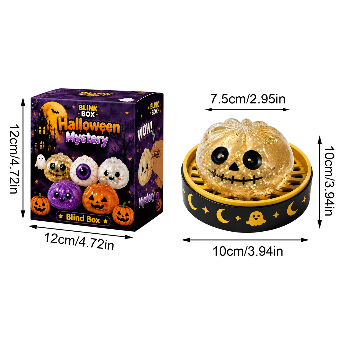 Halloween Dumpling Squishy | Skeleton