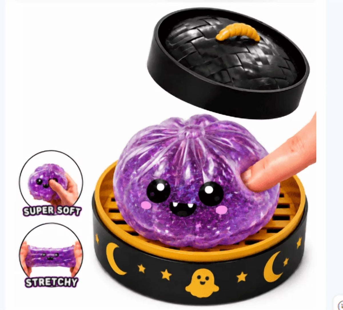Halloween Dumpling Squishy | Purple